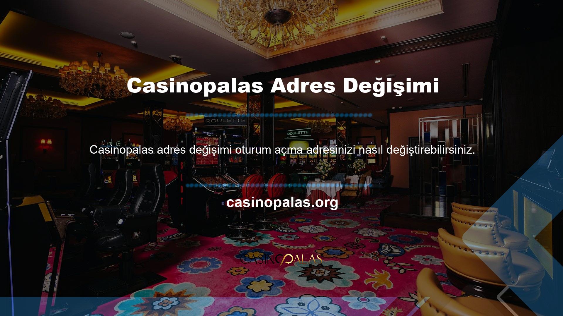 Yeni giriş adresi için web sitesini kontrol edin