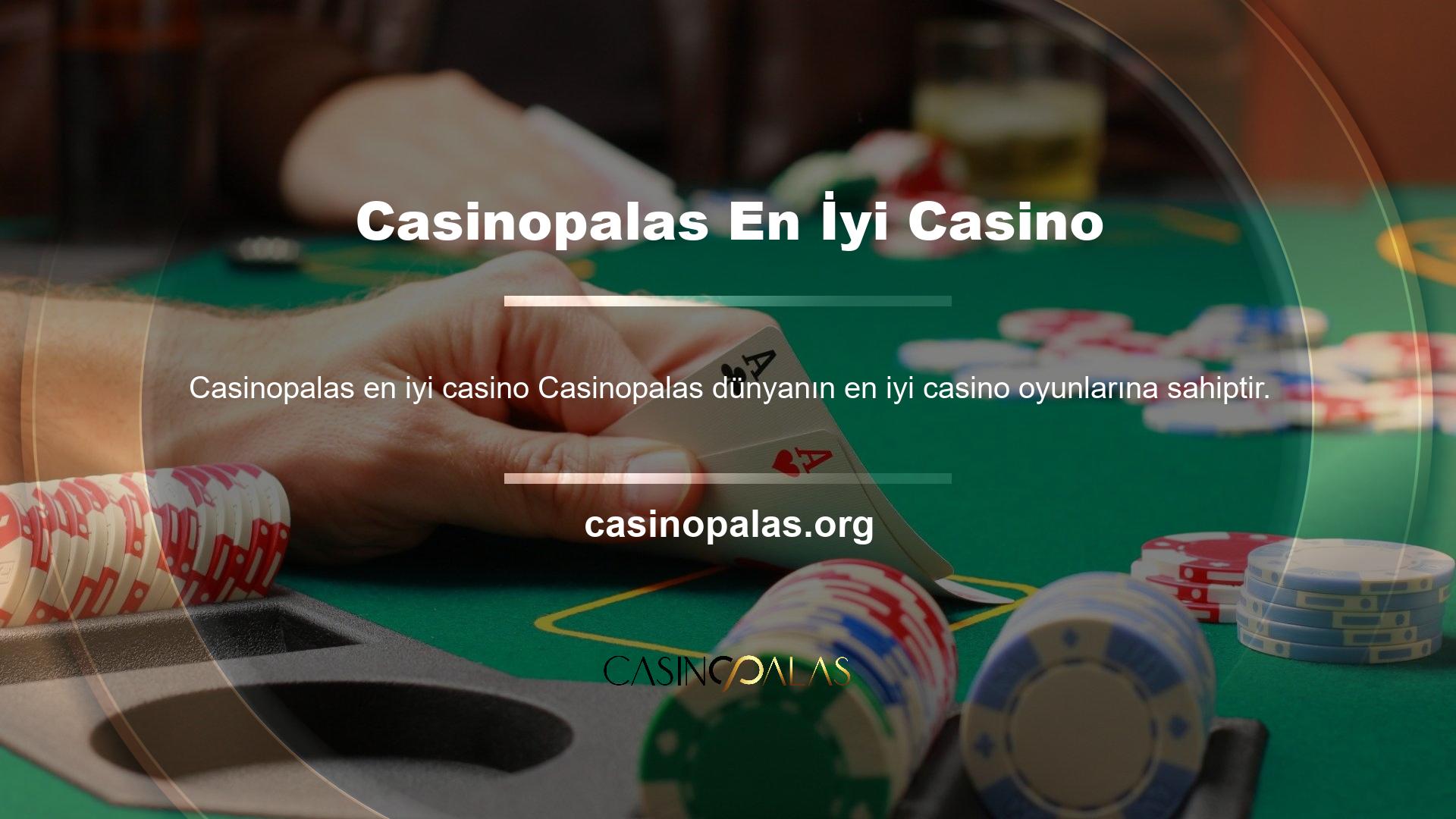 Casino oyunları, çevrimiçi oynayabileceğiniz farklı oyun türleridir